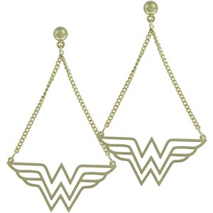 DC Comics Wonder Woman Dangle Earrings - 1 of 3