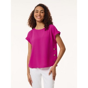 Jones New York Plus Size Button Detail Blouse - 2X - 1 of 3