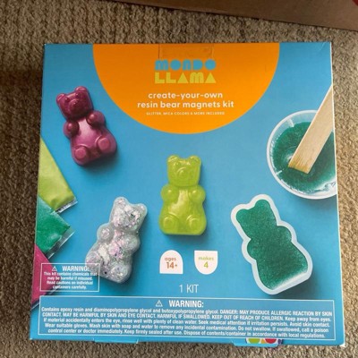 4ct Resin Gummy Bear Magnets Summer Craft Activity Kit - Mondo