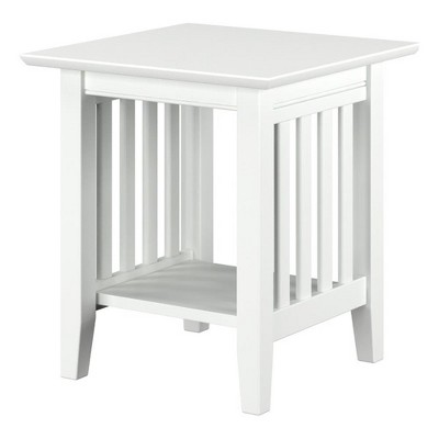 AFI Furnishings Mission End Table White