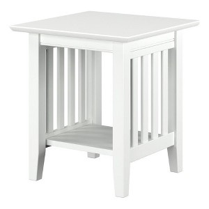 AFI Furnishings Mission End Table White - 1 of 4