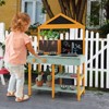 Infans Kids Kitchen Playset Outdoor Mud Kitchen with Root Viewer Planter Removable Sink - 3 of 4