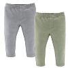 The Peanutshell Neutral Baby Boy and Baby Girl Jeggings, 4-Pack Set - 4 of 4