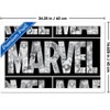Trends International Marvel Sketch - Marvel Logo Framed Wall Poster Prints - 3 of 4