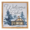 Welcome Home Holiday Wall Art Set of 2 – 14H MDF Wood Frame – Christmas Decor – By Melrose - 3 of 3