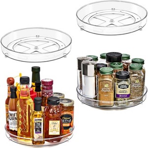 Sorbus 9 Inch Flat Clear Lazy Susan Organizer - 1 of 4