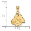 Black Bow Jewelry 10k Yellow Gold East Carolina Pirates NCAA Small Pendant - 2 of 3