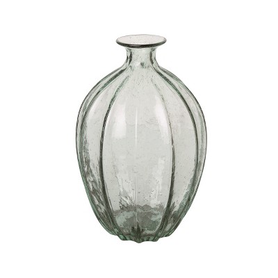 Transpac Glass Clear Everyday Large Vase