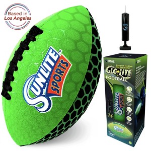 Sunlite Sports Waterproof Football, Outdoor Play, for Pool Beach Lake Park Water Toy, for Kids Children Teens Adults, Family Fun - Blue - 1 of 4