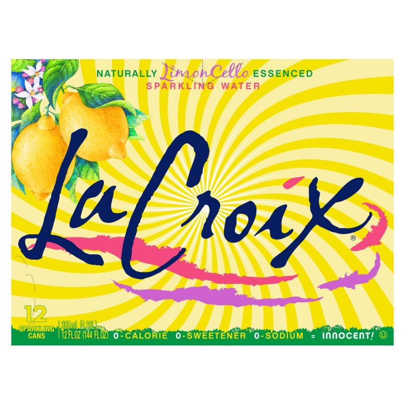 La Croix Limoncello Sparkling Water - Case of 2/12 pack, 12 oz, 3 of 8