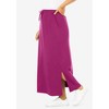 Woman Within Plus Size Petite Sport Knit Side-Slit Skirt - 4 of 4