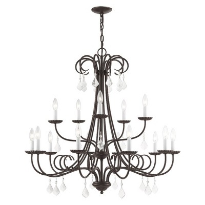 Livex Lighting Daphne 15 - Light Chandelier in  English Bronze