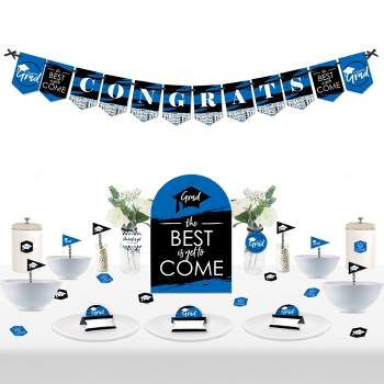 Big Dot of Happiness Blue Grad Best is Yet to Come Graduation Party Glasses  Drink Tags 24 Ct, 24 Count - Kroger