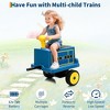 12V Ride on Train Trackless, 2 Seater Kids Ride on Toy Licensed by CHUGGINGTON with Removable Storage Chair, Light, Music - 3 of 4