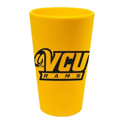 NCAA VCU Rams Silicone Pint Glass - 16oz