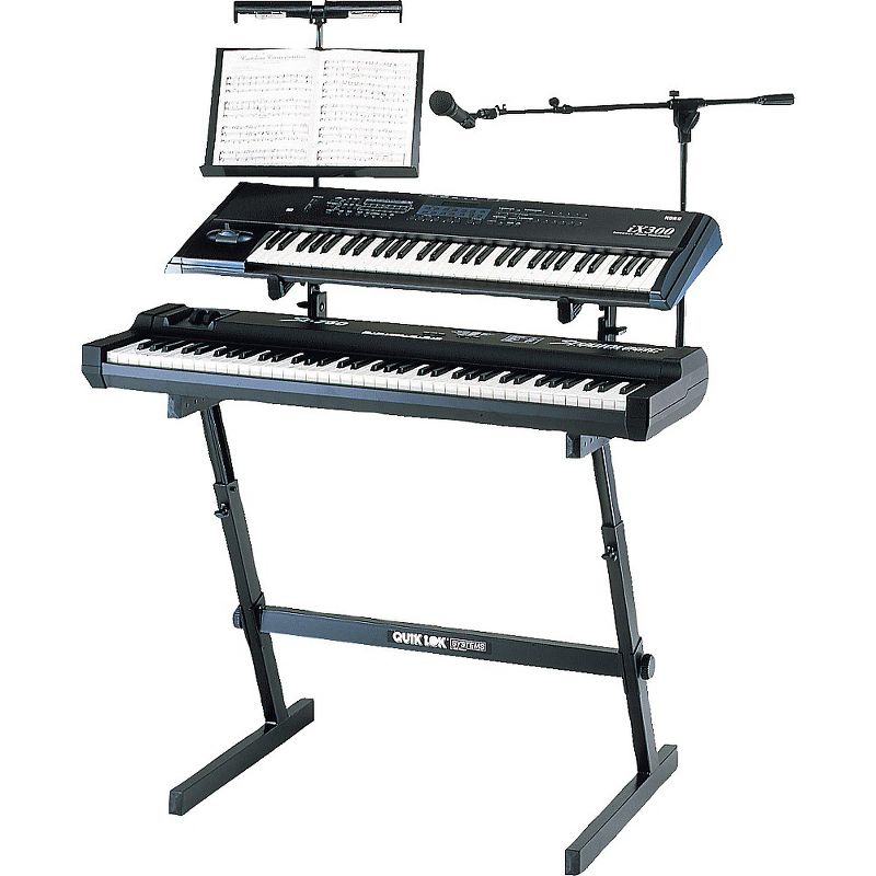 Quik-Lok Two-Tier Z Keyboard Stand, 2 of 5