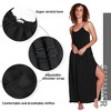 Catalonia Women’s Swimsuit Cover-Up Dress – Sleeveless Chiffon Maxi Sundress for Beach & Pool, One Size Fits All, Gift Ideas for Moms - 2 of 4