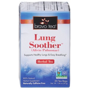 Bravo Teas & Herbs Lung Soother Tea - 1 Box/20 Bags - 1 of 2