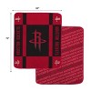 NBA Houston Rockets 60"x70" Reverse Block Wordmark Double Sided Flannel Fleece Blanket - 3 of 3