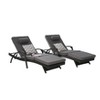 Okak Outdoor Wicker Chaise Lounge Reclining Chair with Cushion,Set of 2,Ergonomics Patio Long Chaise Poolside Chair for Deck,Garden&Pool - 4 of 4