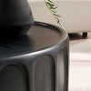 NicBex 43.31" Vintage Fiberglass Elliptical Coffee Table,Matte Rocks Table front of the Sofa, Irregular Center Table for Living Room - 4 of 4