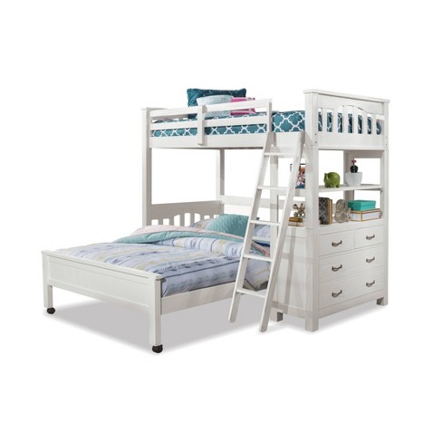 Twin Full Highlands Bunk Bed With Lower, Target Bunk Bed Mattress
