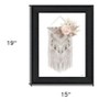 HomeRoots BOHEMIAN MACRAME Black Framed Print Wall Art - 3 of 4