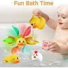 iPlay, iLearn Baby Duck Bath Toy, Toddler Bathtub Suction Water Spinner Gear - 2 of 3
