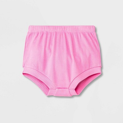 Image of Baby Girls' Ribbed Shorts - Cat & Jack™ Pink 0-3M