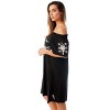Riviera Sun Womens Off Shoulder Short Dress w/Embroidery - Sundress Bathing Suit Cover Up - 2 of 3