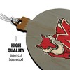 Marist College Secondary Logo Wood Christmas Tree Holiday Ornament - 3 of 4