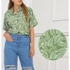 HAPPY BAY Hawaiian Shirts Womens Summer Button Down Beach Party Shirt Casual Blouses Short Sleeve Tropical Vacation Button Up Shirts - 2 of 4