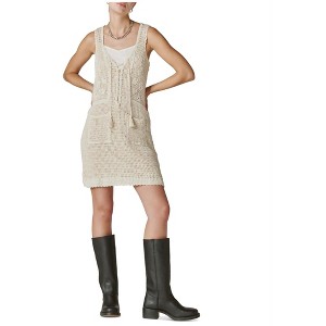 Lucky Brand Womens Crochet Baja Tunic Dress - 1 of 1