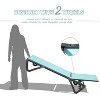 Okak Patio Lounge Chairs Set with Adjustable Backrest,Aluminium Outdoor Chaise Lounge for Patio,Beach,Yard - 4 of 4