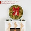 Best Choice Products Artificial Pre-Lit Fir Christmas Wreath Décor w/ Red Bow, LED Lights, Tips, Plug-In - 4 of 4