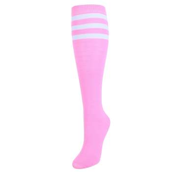 CTM Women's Julietta Fashion Knee-High Striped Socks (1 Pair)