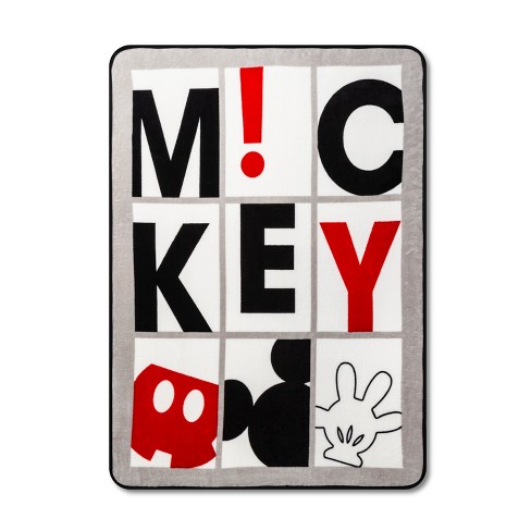 Mickey Mouse Friends Mickey Mouse 46 X60 Throw Blanket Target