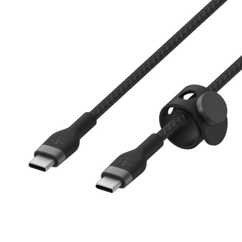 Belkin BoostCharge Pro Flex USB-C Cable with USB-C Connector Cable + Strap , 4 of 10