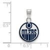 Black Bow Jewelry Sterling Silver Edmonton Oilers NHL Small Pendant - 2 of 3