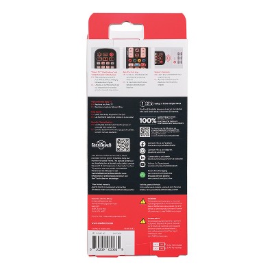 Essential 8-Device Black Universal Learning Remote Control