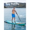 SLOOSH 10'6" Inflatable Stand Up Paddle Board with Premium Accessories, EVA Deck, Ultra-Light Carry Bag Pump for Youth & Adults of All Skill Levels - 4 of 4