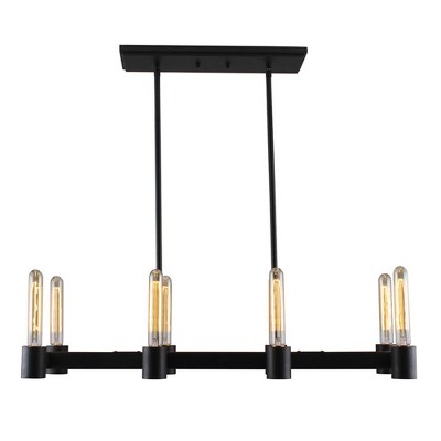 8-Light Broyles Pendant Matte Black - EGLO