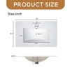30" Bathroom Vanity, Modern Bathroom Cabinet with Sink Combo Set, Bathroom Storage Cabinet with a Soft Closing Door and 3 Drawers - Leovsnove - 3 of 4