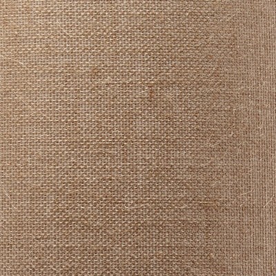 Laurentia Bronze Glass Table Lamp with Burlap Shade