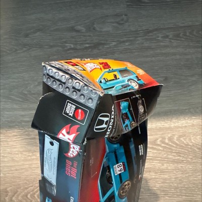 Mattel Brick Shop Hot Wheels Coffret de Construction Custom Honda Civic EF de 1990, série Speed, avec 248 pièces, collectionneurs adultes et enfants +10 ans, JHF62