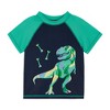 Andy & Evan  Kids  Dinosaur Graphic Raglan Rashguard and Boardshort Set - image 4 of 4