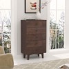 Drawer Dresser Bar, Buffet Tableware Cabinet Lockers Buffet Server Wood Spray-painted Console Table Lockers for Dining Room, Living Room, Kitchen - 2 of 4