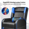 COMHOMA Gaming Recliner Chair with Bluetooth Speakers, Racing Style Ergonomic Single Sofa, Massage & Home Theater Seating for Living Room - 3 of 4