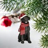 Design Toscano Black Labrador Retriever Holiday Dog Ornament Sculpture - 2 of 4