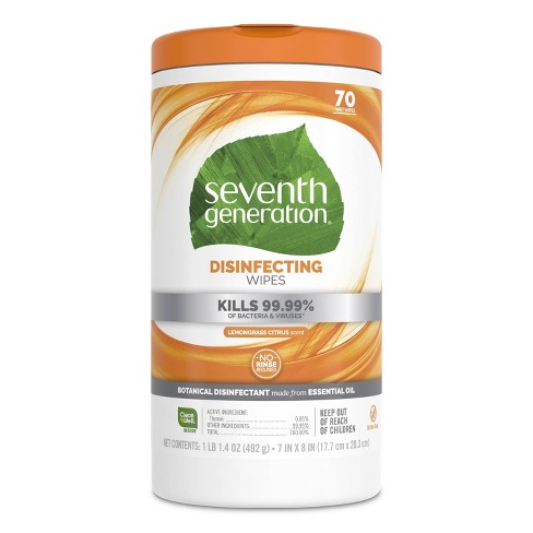 Disinfecting Wipes - Lemongrass Citrus